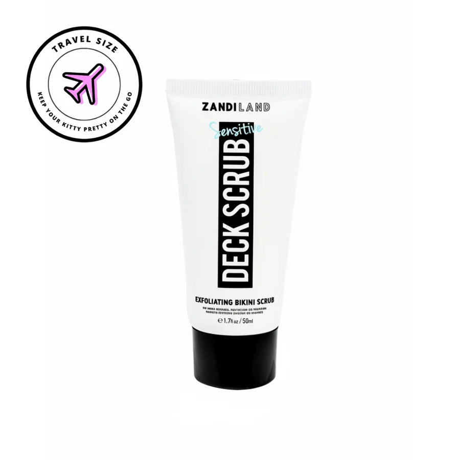 Deck Scrub Sensitive Exfoliating Bikini Scrub Travel Size